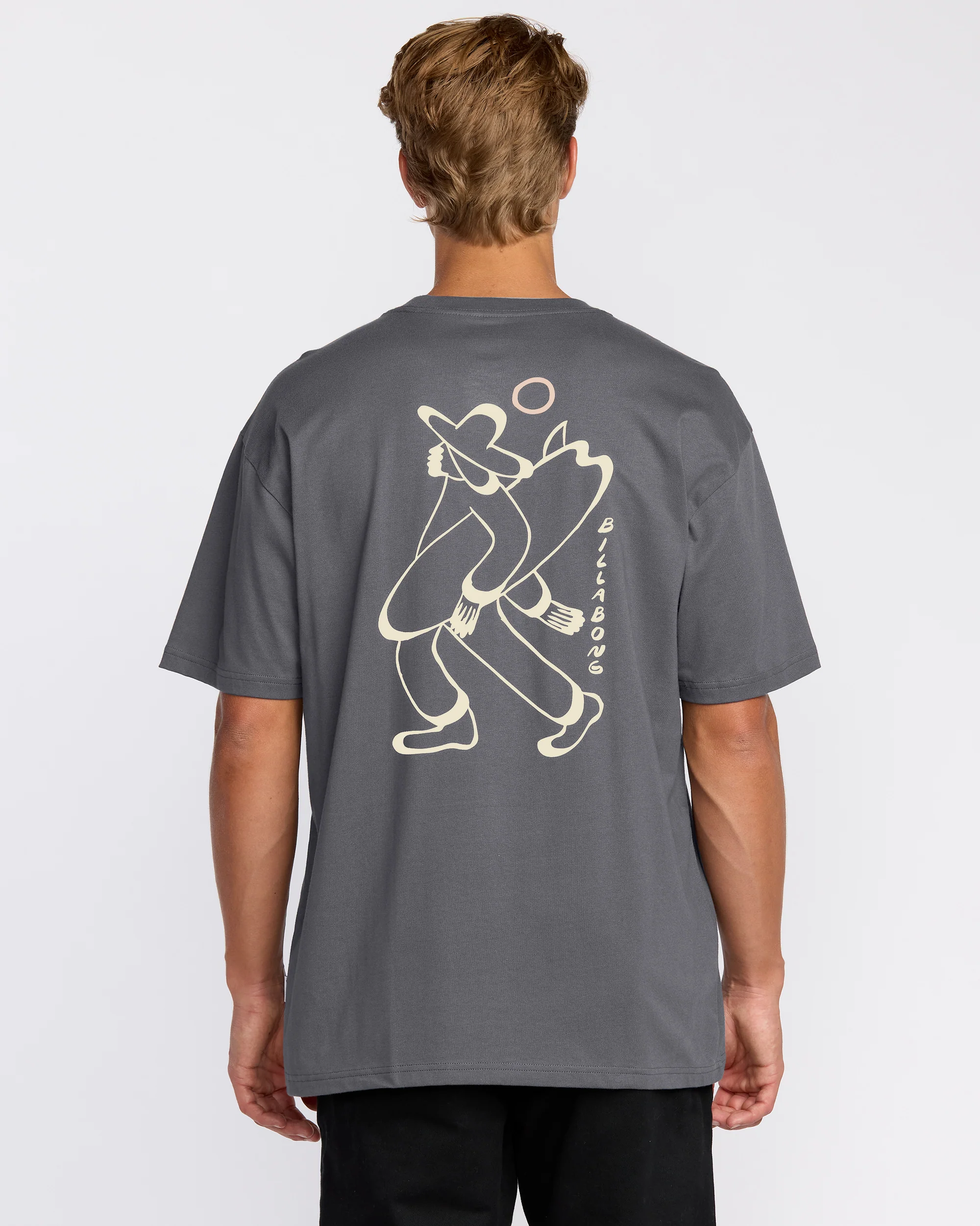 Up The Beach Regular Short Sleeve T-Shirt - Char - Image 4