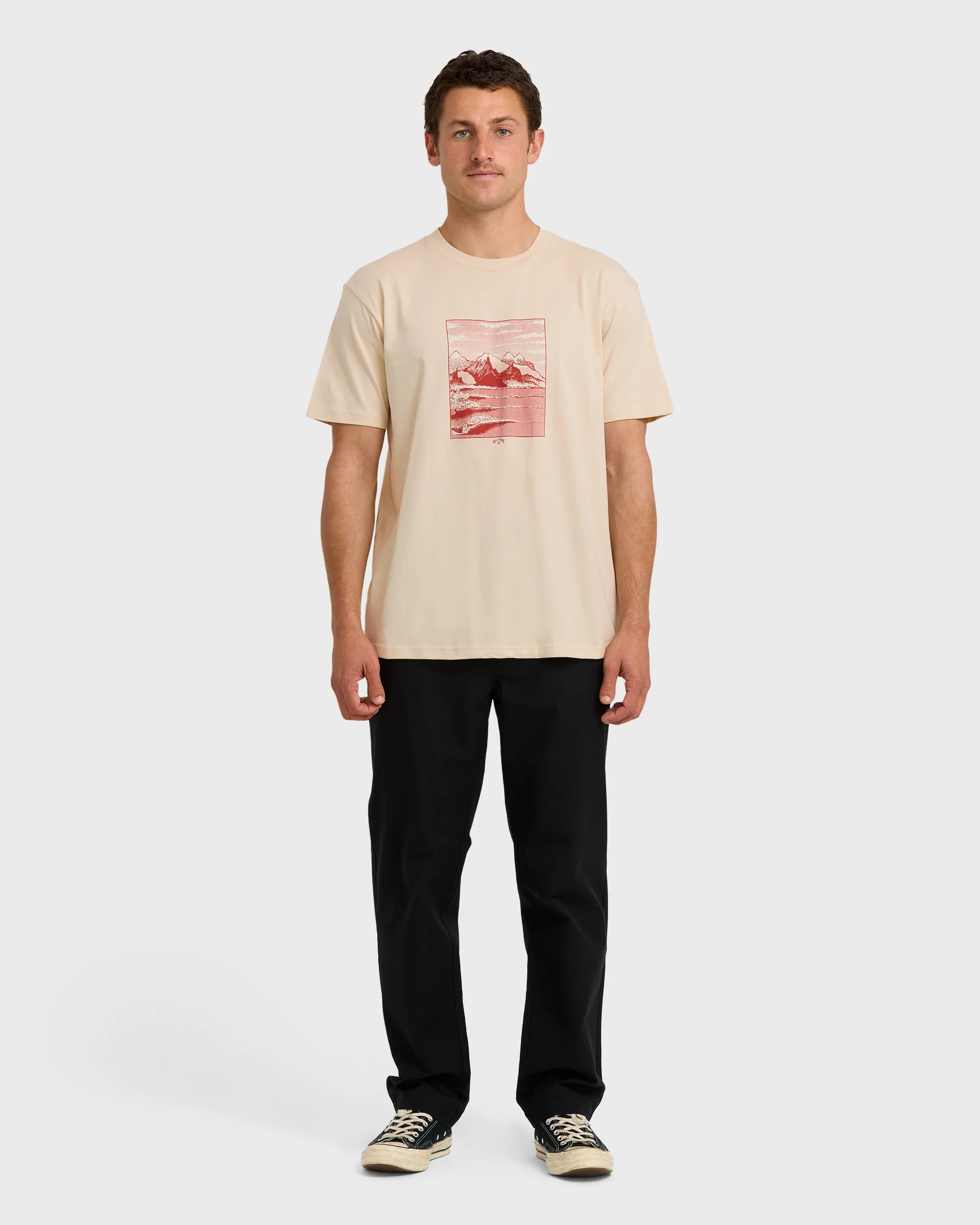 A/Div Up The Point Short Sleeve T-Shirt - Chino - Image 3