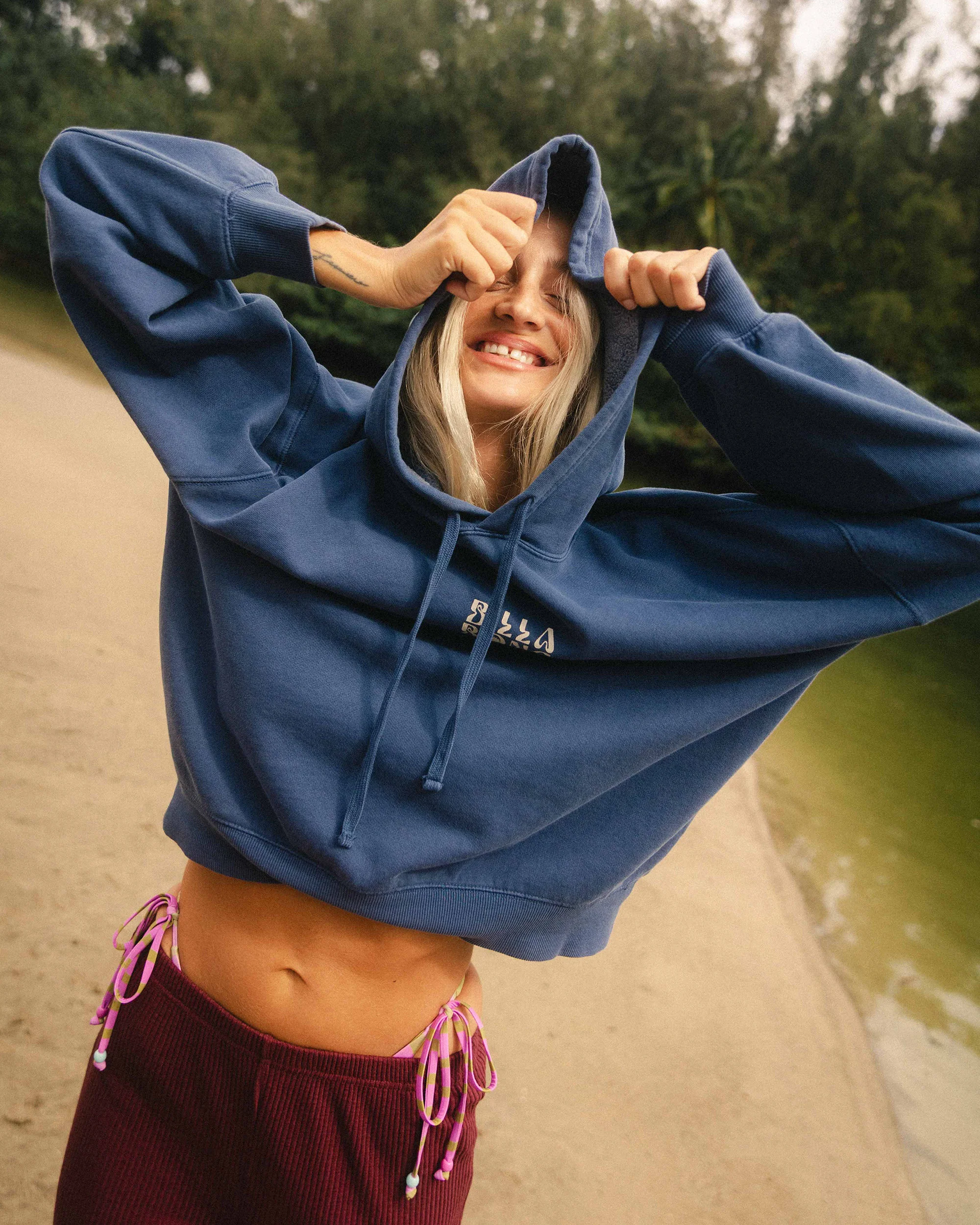 Womens Vivid Pullover Hoodie - Image 2
