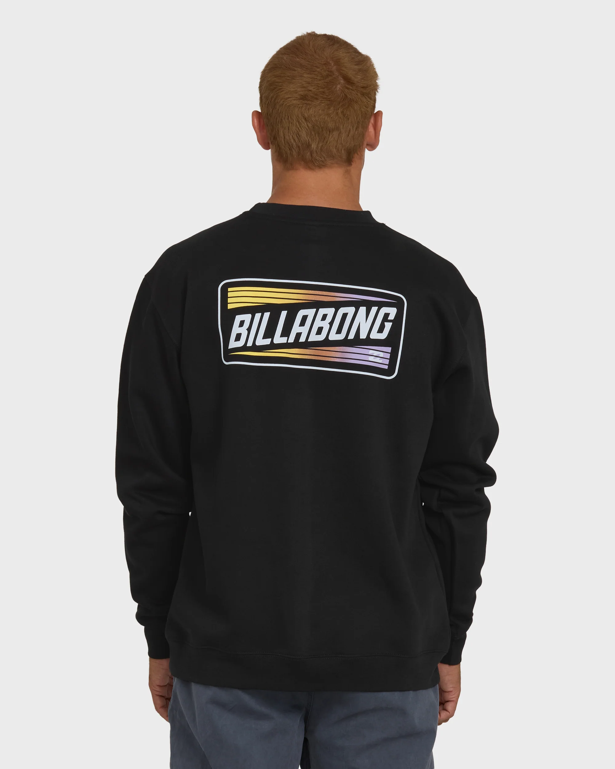 Walled Crewneck Sweatshirt  - Black - Image 2