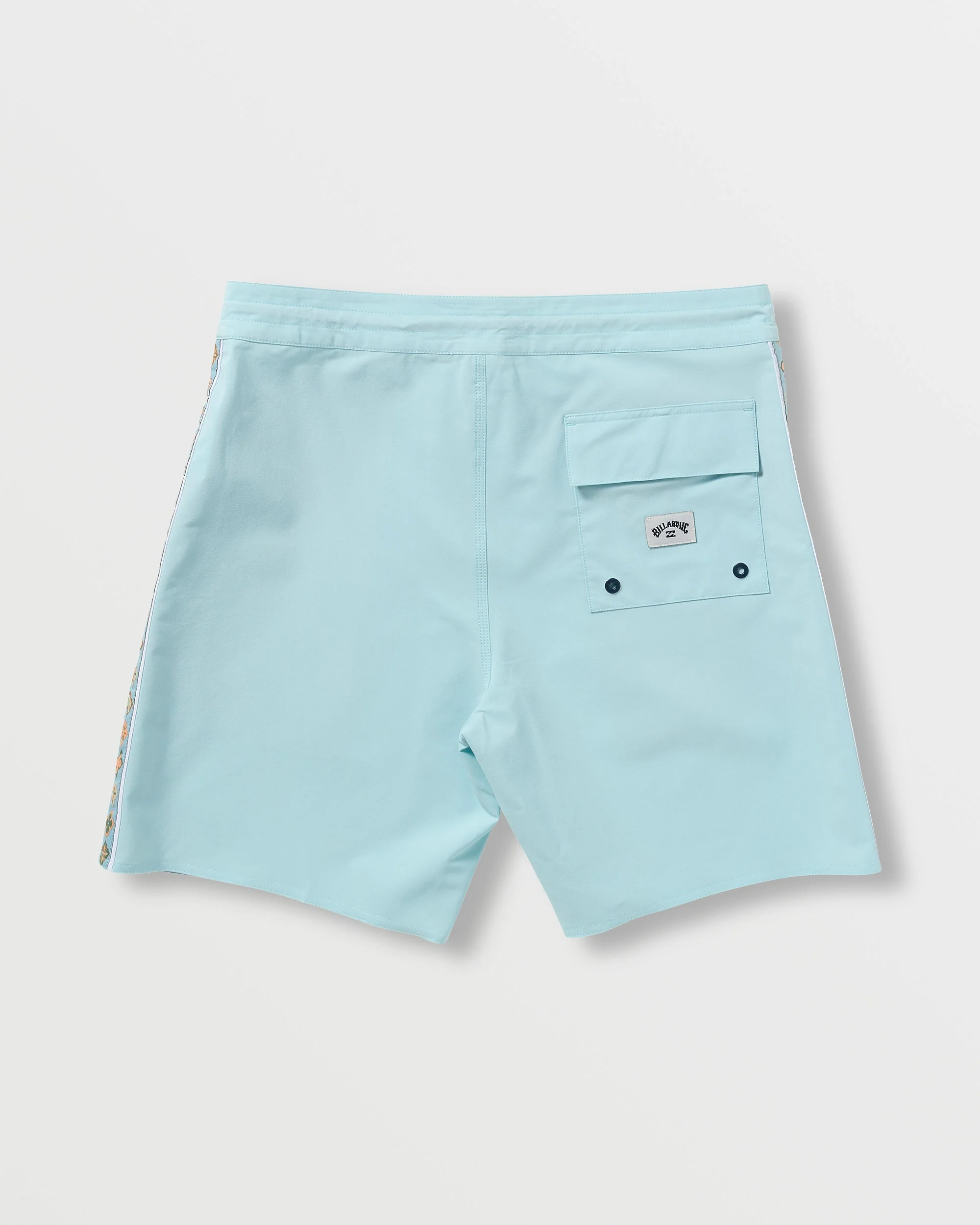 Wategos Lo Tide 19" Boardshorts - Dusty Blue - Image 5