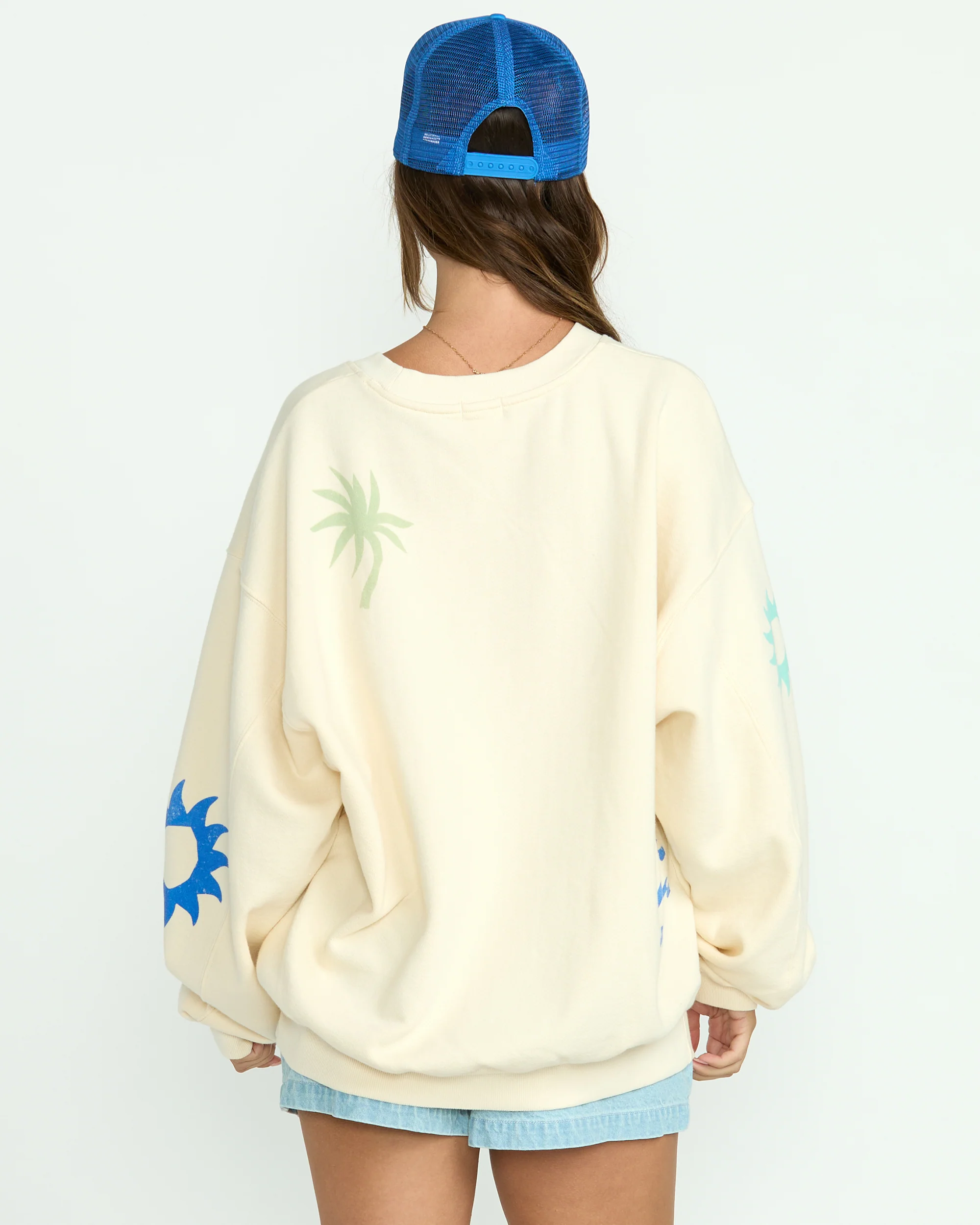 Water Signs Kendal Crewneck Sweatshirt - Whitecap - Image 5