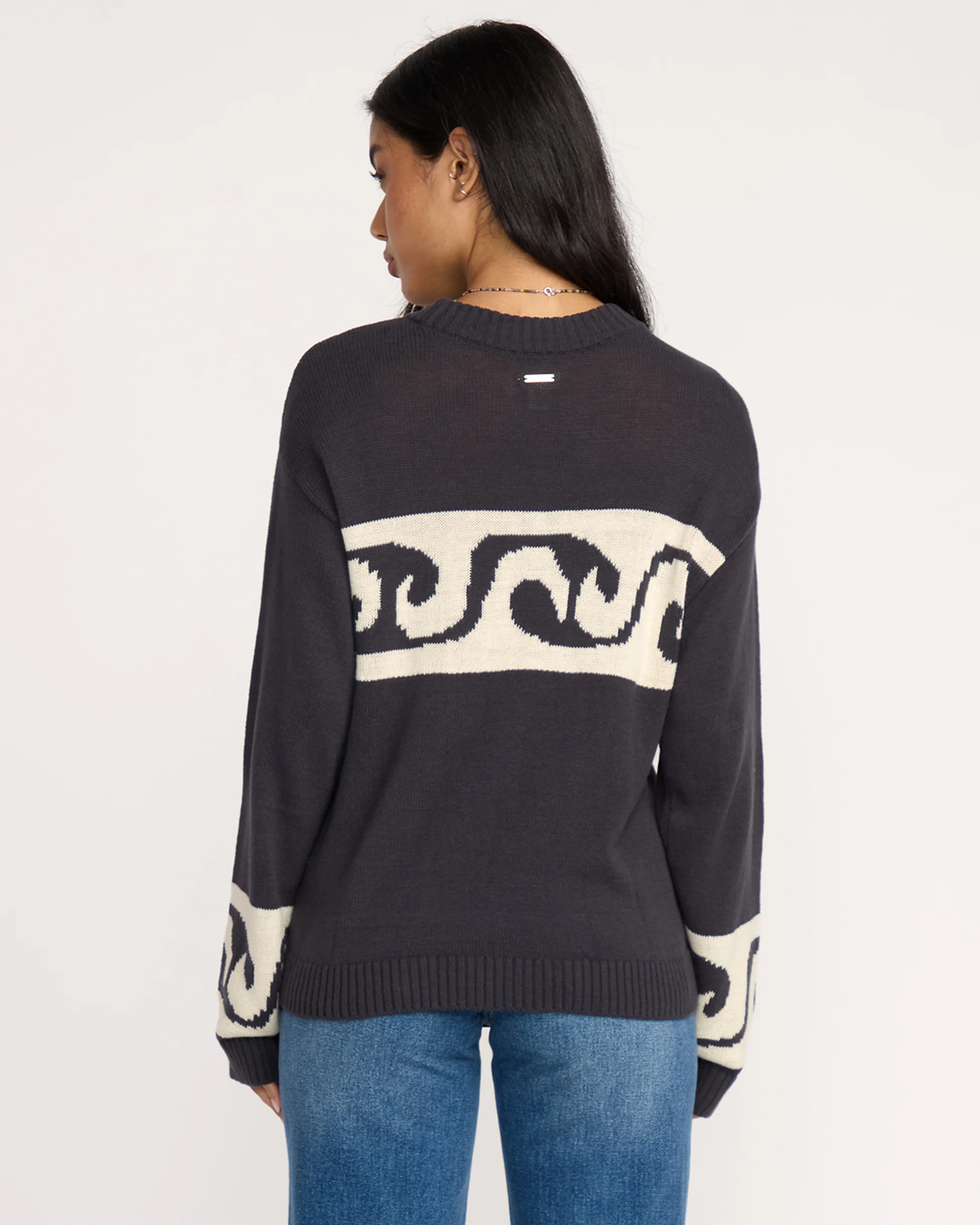 Wave Fade Sweater - Black Sands - Image 5