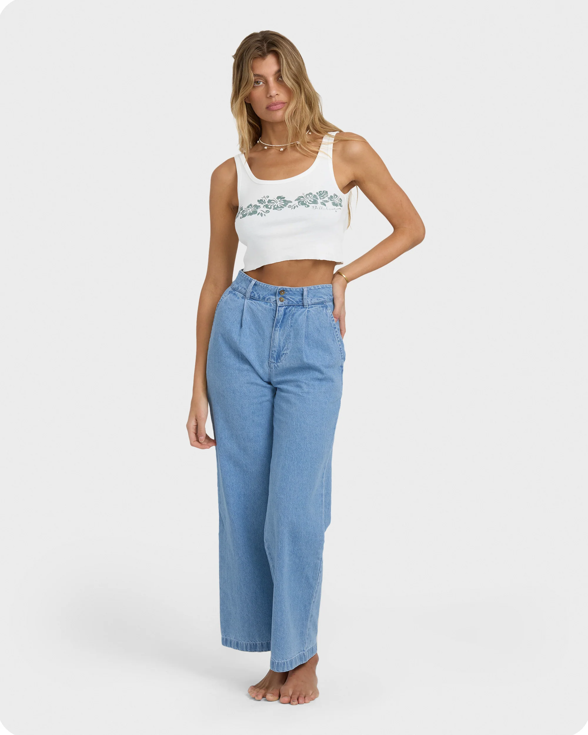 Wave Washed Pants - Sea Blue - Image 7