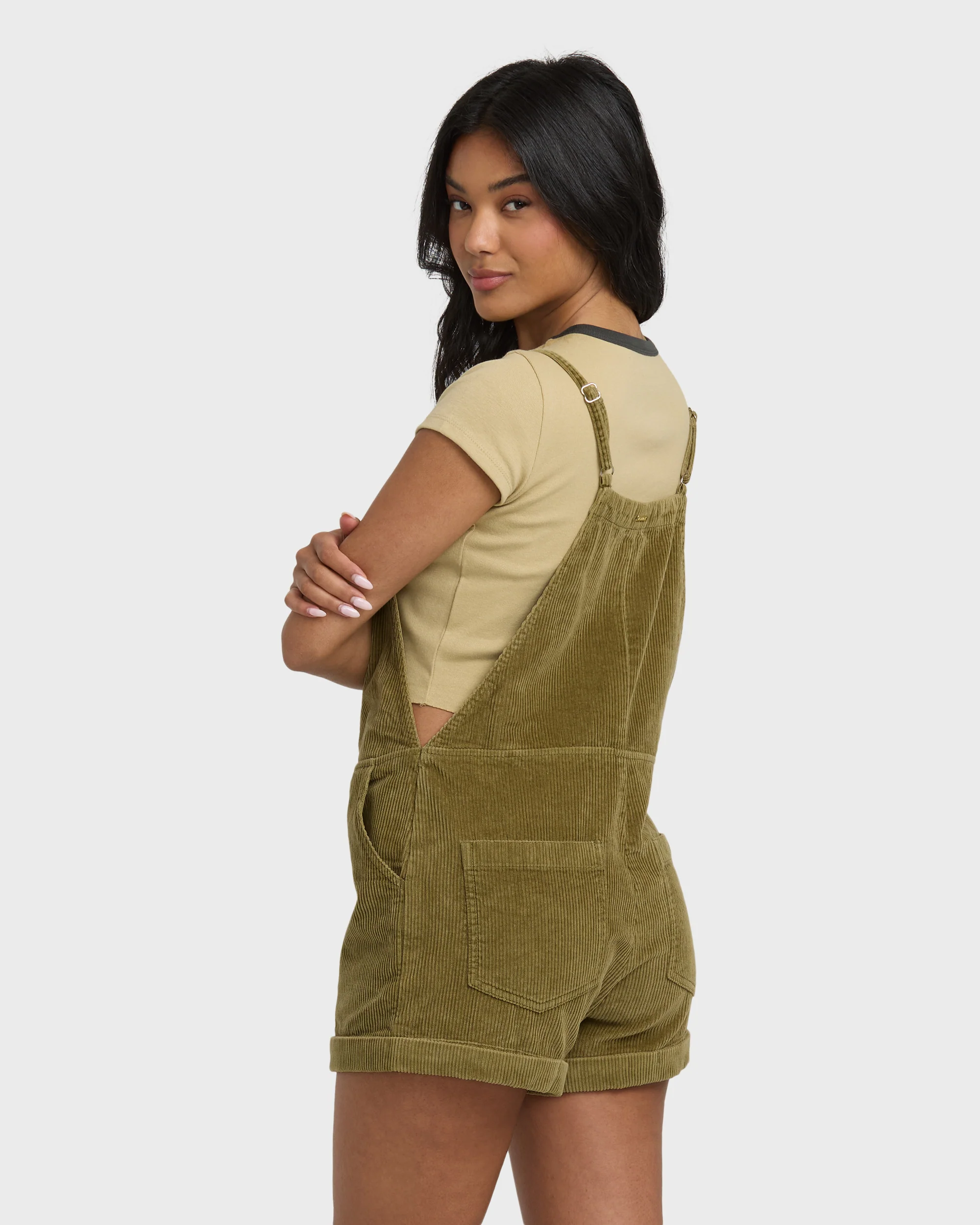 Wild Pursuit Cord Overalls - Martini Olive - Image 6