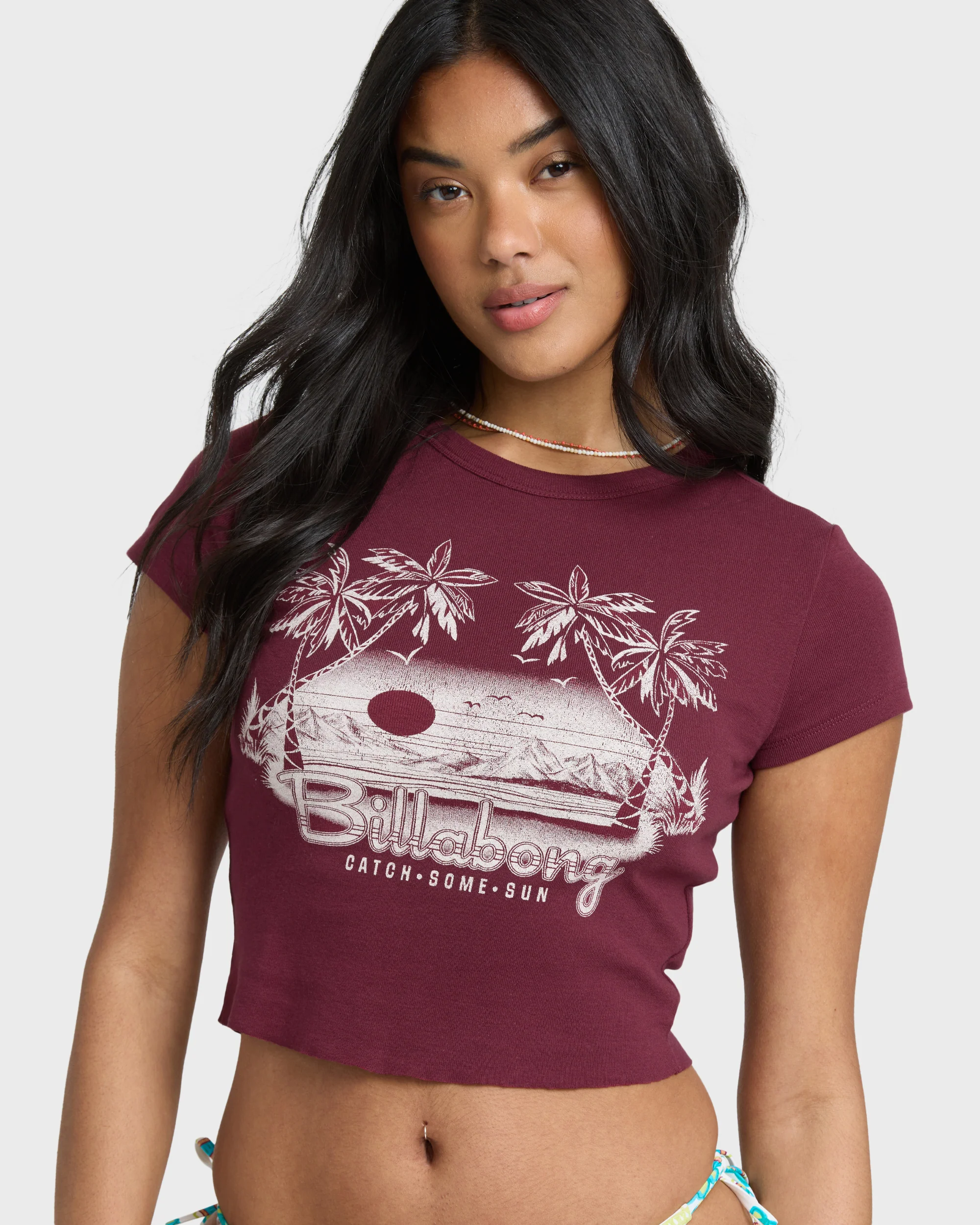 Catch Some Sun Short Sleeve T-Shirt - Red Dahlia - Image 4