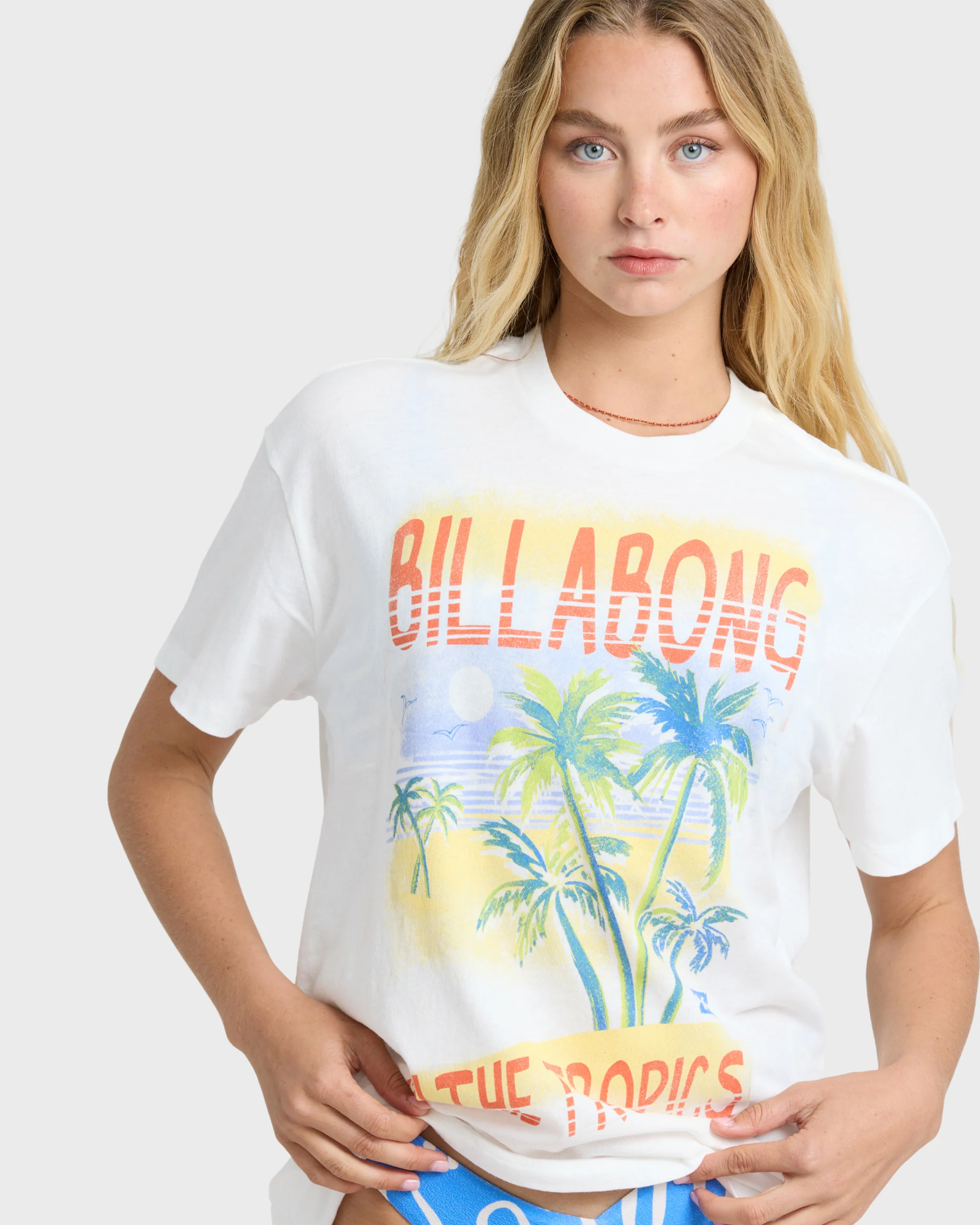 Lush Escape Short Sleeve T-Shirt - Salt Crystal - Image 4