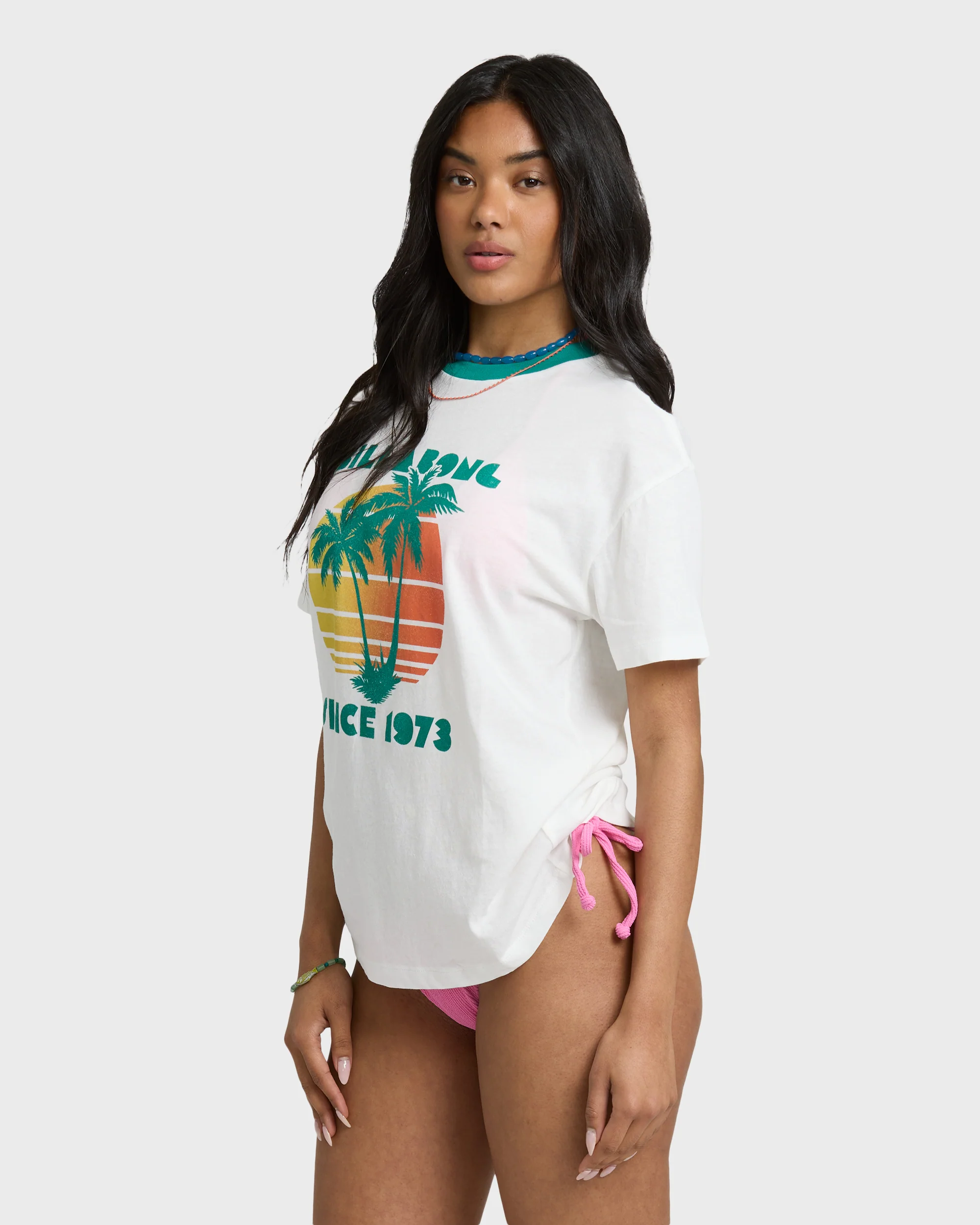 My Beach Club Short Sleeve T-Shirt - Salt Crystal - Image 6